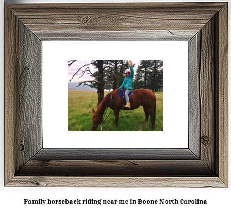 family horseback riding near me in Boone, North Carolina